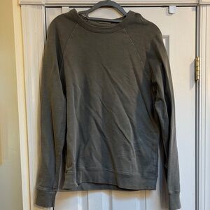 Buck Mason Olive Green Crewneck Sweatshirt